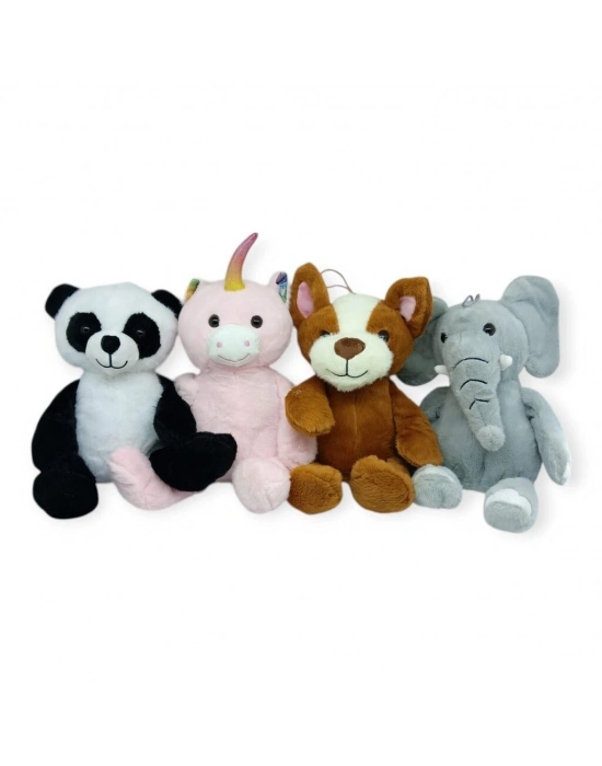 PL62905 - PELUŞ HAYVAN FİGÜR 35 CM 4 AST