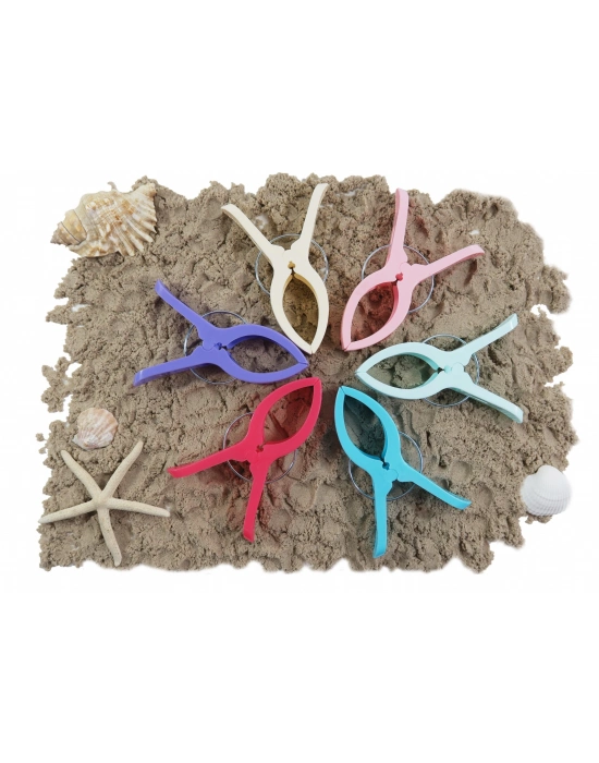 Plaj Havlu Mandalı - Şezlong Mandalı - Mandal Xl 2 Adet