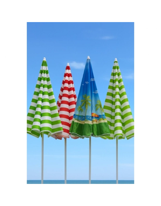 Plaj Şemsiyesi 240 CM Büyük Boy