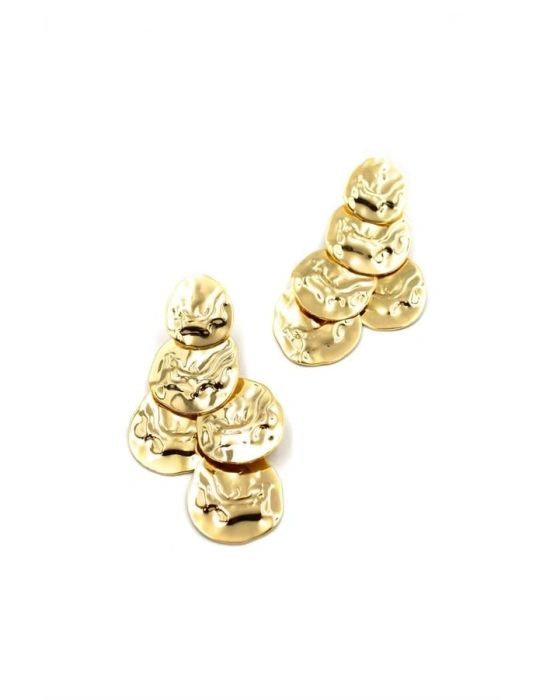 Plaka Küpe - Altın