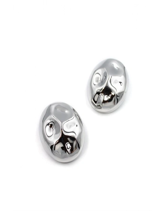 Plaka Küpe - Gümüş