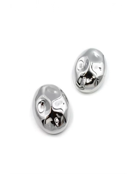 Plaka Küpe - Gümüş