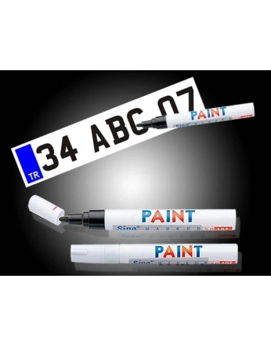 Plaka Yazı Kalemi (siyah)