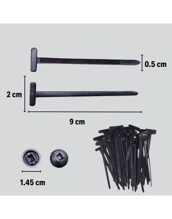 Plastik Bağlantı Elemanları 30lu Set