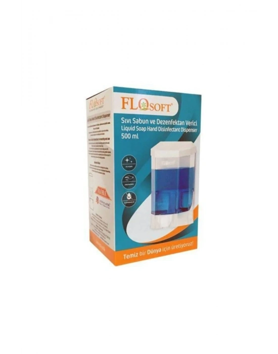 Plastik Büyük Şeffaf Sıvı Sabunluk 1000 Ml. Royaleks-F086