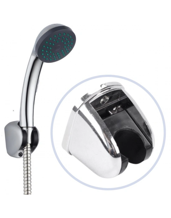 ®  Plastik Duş Başlığı Fiskiyesi Hortumu Askısı Mafsal Tutacak