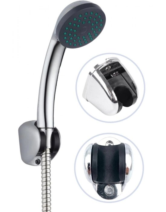 ®  Plastik Duş Başlığı Fiskiyesi Hortumu Askısı Mafsal Tutacak