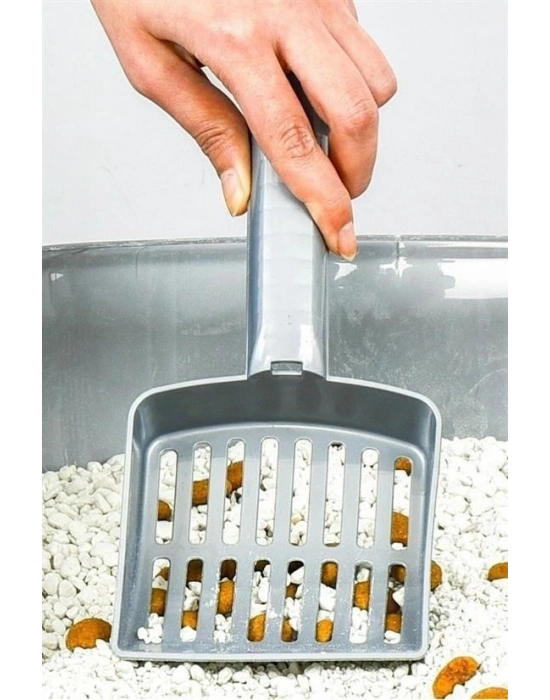 Plastik Evcil Hayvan Kedi Kumu Temizleme Eleme Küreği