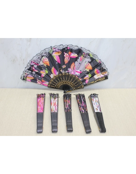 Plastik Renkli Yelpaze Alk3572