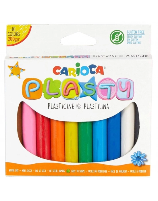 ®  Plasty Kurumayan Oyun Hamuru 10 Renk 200 Gr. 42173