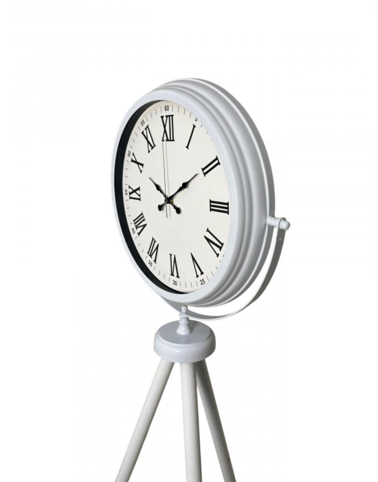 Platin Classic White Roma Tripod Ayaklı Saat