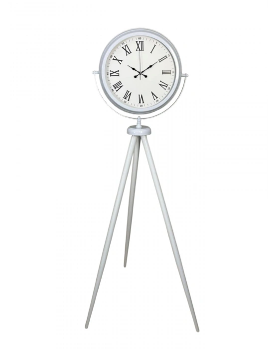 Platin Classic White Roma Tripod Ayaklı Saat