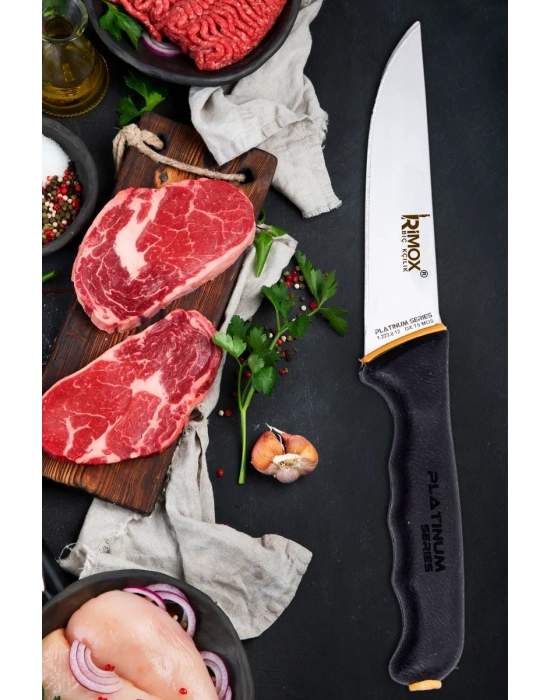 Platinium Serisi Kasap ve Ev Mutfak Bıçağı Çelik Kasap No:0