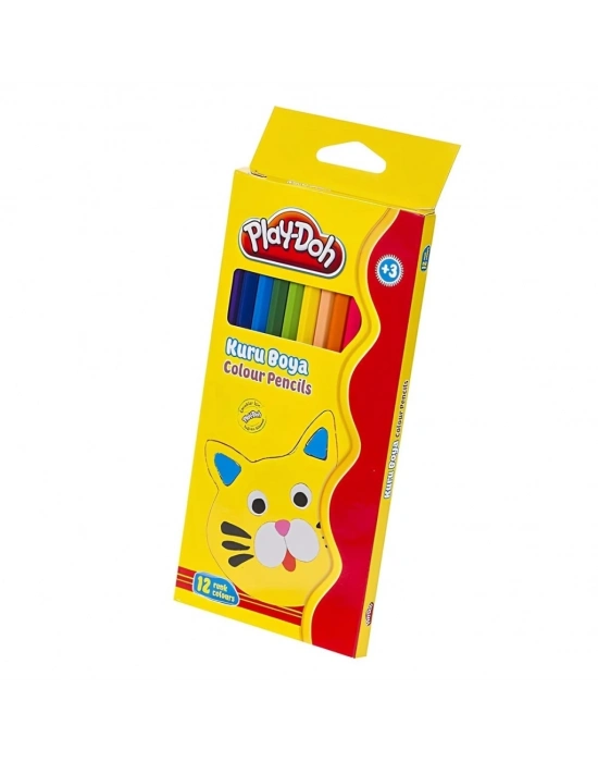 Play-Doh 12 Renk Kuru Boya Tam Boy
