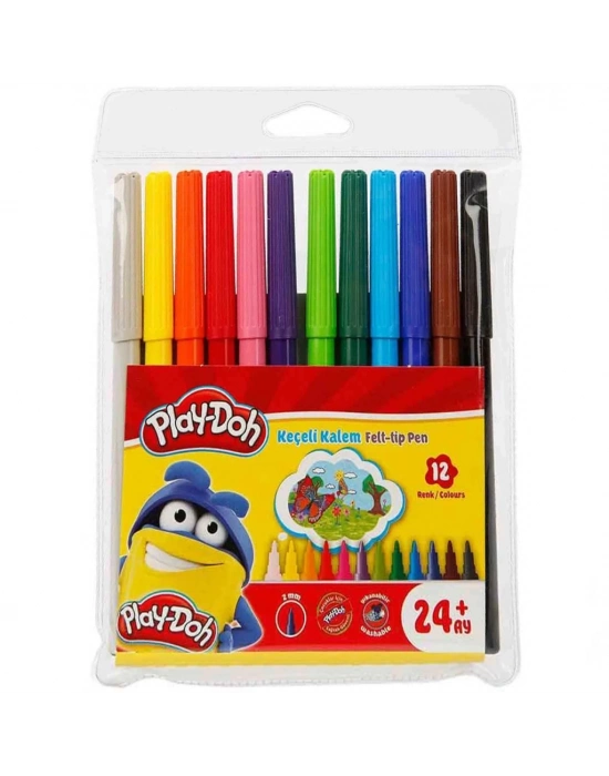 Play-Doh Keçeli Kalem 12 Renk