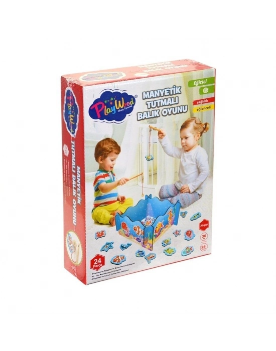 Play Wood Manyetik Tutmalı Balık Oyunu 381