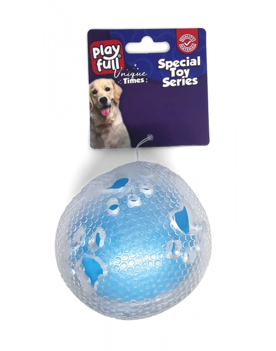 Playfull Kauçuk Sesli Top Köpek Oyuncağı 7,5 Cm