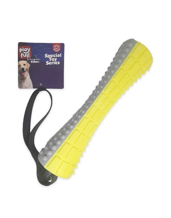 Playfull Sesli Lüx Köpek Eğitim Oyuncağı 37x5 Cm Sarı