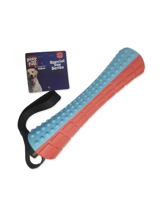 Playfull Sesli Lüx Köpek Eğitim Oyuncağı 37x5 Cm Turuncu