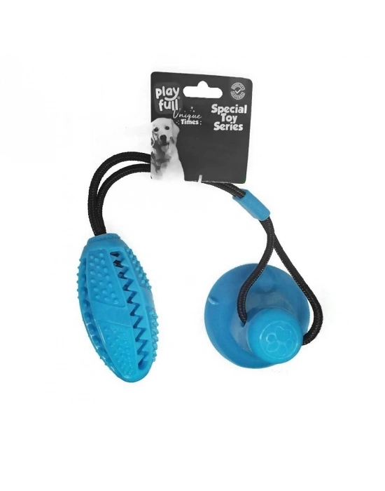 Playfull Yapışkanlı Ödül Hazneli Köpek Oyuncağı 5x12x56 Cm Mavi