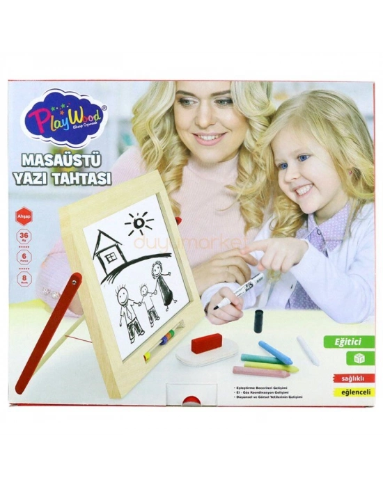 PlayWood Ahşap Masa Üstü Yazı Tahtası 385