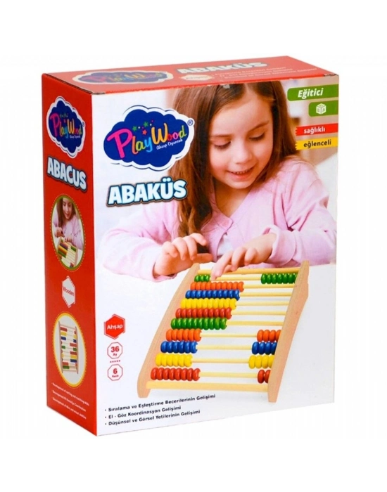 PlayWood Kutuda Ahşap Abaküs 377