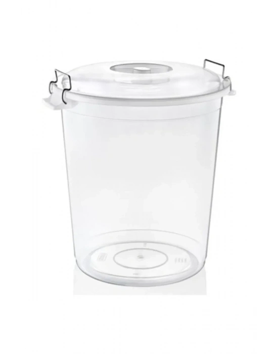 Plus Şeffaf Bakliyat Kovası 50 Litre Royaleks-ASD173
