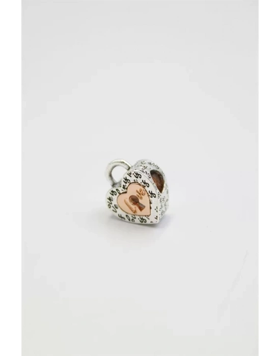 Pn Bileklik Kalp Charm - Gümüş