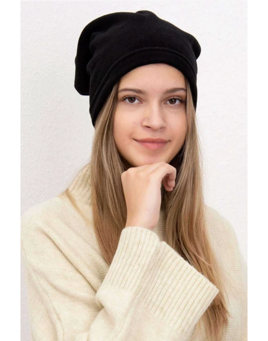 Polar Unisex İpli Bere ve Boyunluk Siyah