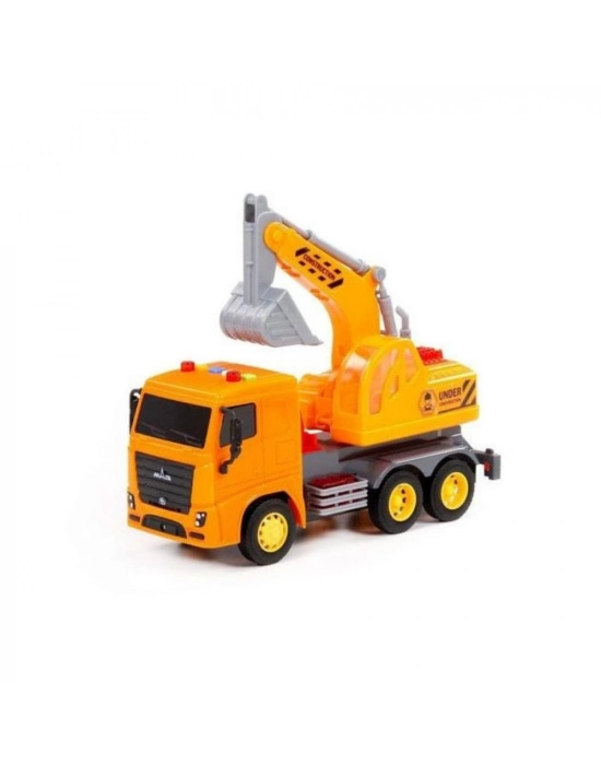 Polesie İş Makinaları Serisi - Sesli Işıklı - Excavator