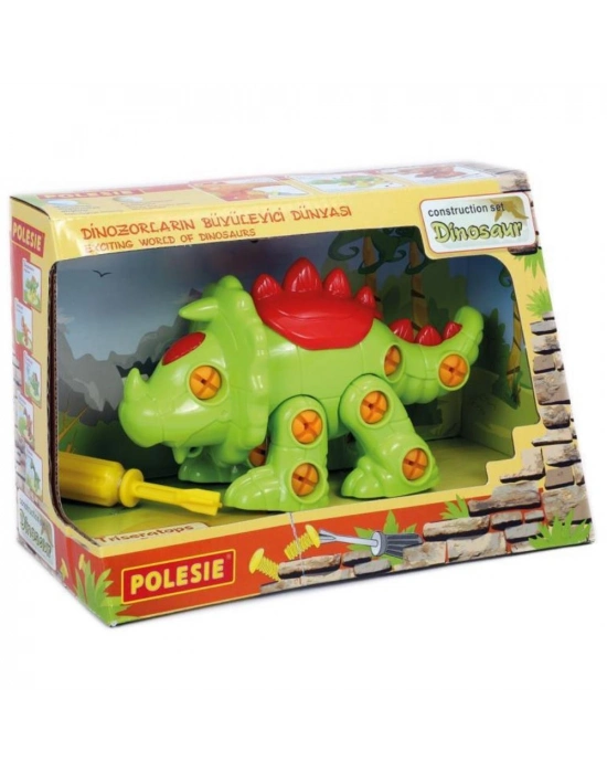 Polesie Sök Tak Dinozor Triseratops 32 Parça - POL-76816