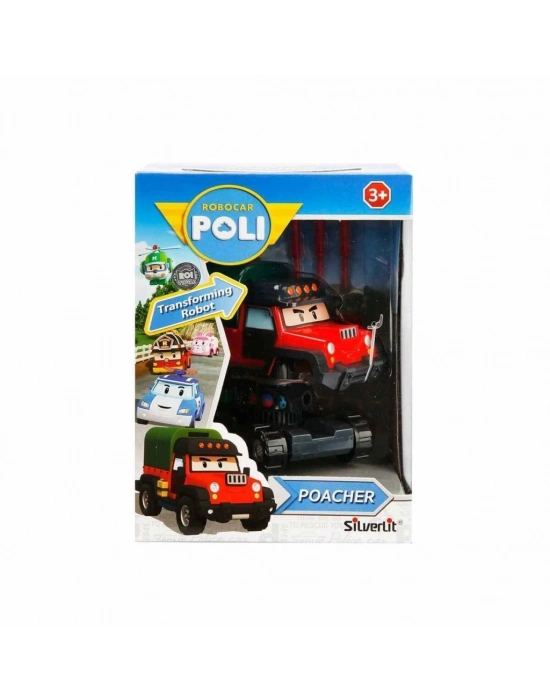 POLI 83360 Robocar Poli Hareketli Figür Poacher