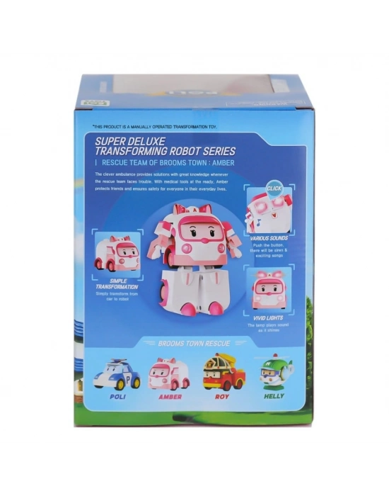 POLI MRT-687 ROBOCAR POLİ BÜYÜK TRANSFORMİNG ROBOT AMBER SESLİ VE IŞIKLI