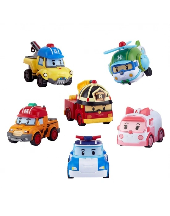 POLI ZR-914 Robocar Poli Gogo Rescue Deluxe 6 Lı Set -