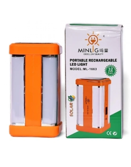 Polizei P-1663 Güneş Enerjili Şarjlı Güçlü Işıldak