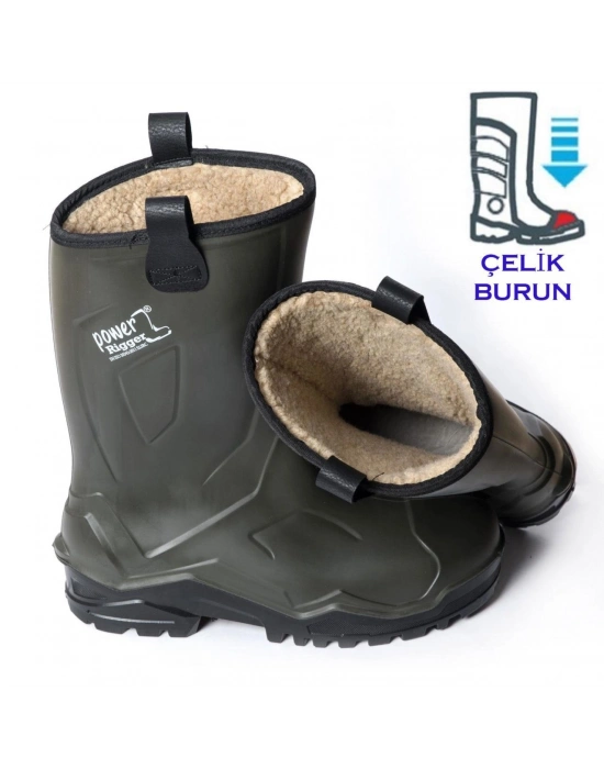 ® Pollyboot Power Rigger Çizme Çelik Burunlu 39 Numara