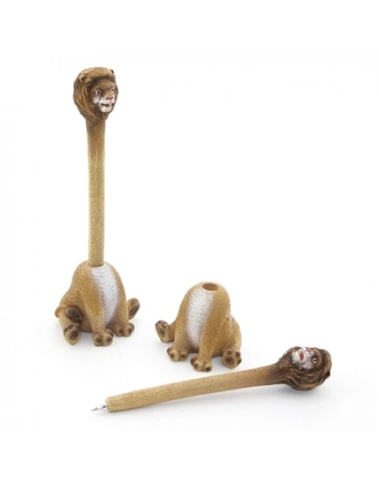 Polyester Aslan Tükenmez Kalem