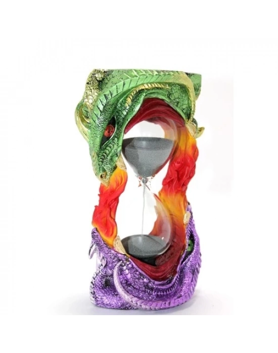 Polyester Dragon Tasarımlı Kum Saati Model 1