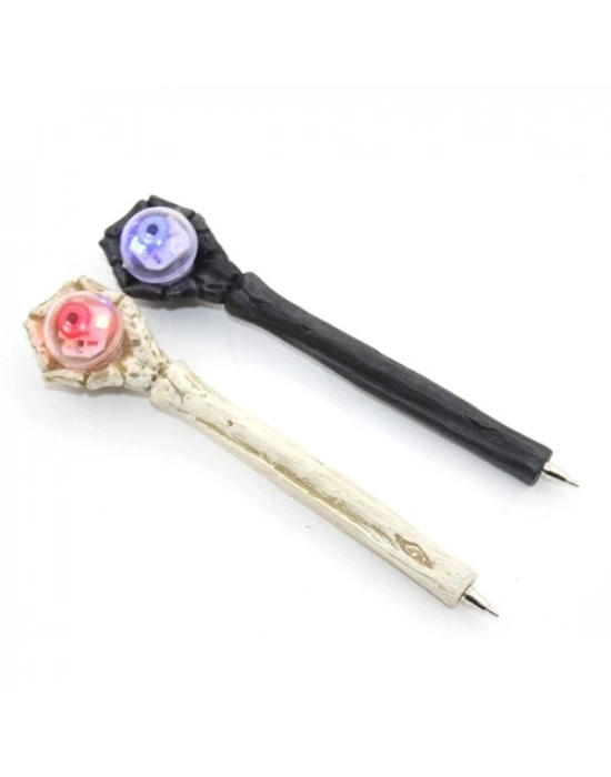 Polyester El Tasarımı Işıklı Tükenmez Kalem