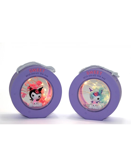 Polyester Kuromi Masa Üstü Lamba Model 2