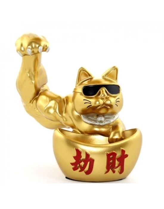 Polyester Şanslı Kedi Figürü Model 1
