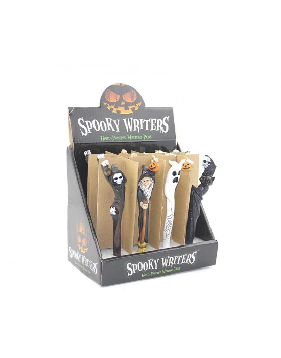 Polyester Tükenmez Kalem Cadılar Bayramı Temalı