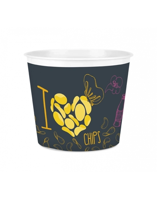 Popcorn Mısır Kovası Dekoratif - Dev Boy