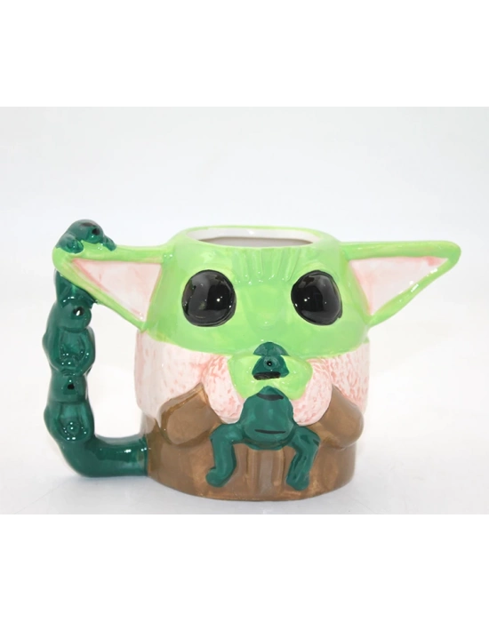 Porselen Baby Yoda Kupa Bardak