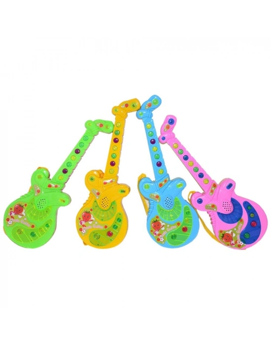 Poşette Türkçe Sesli Müzikli Gitar Oyuncak