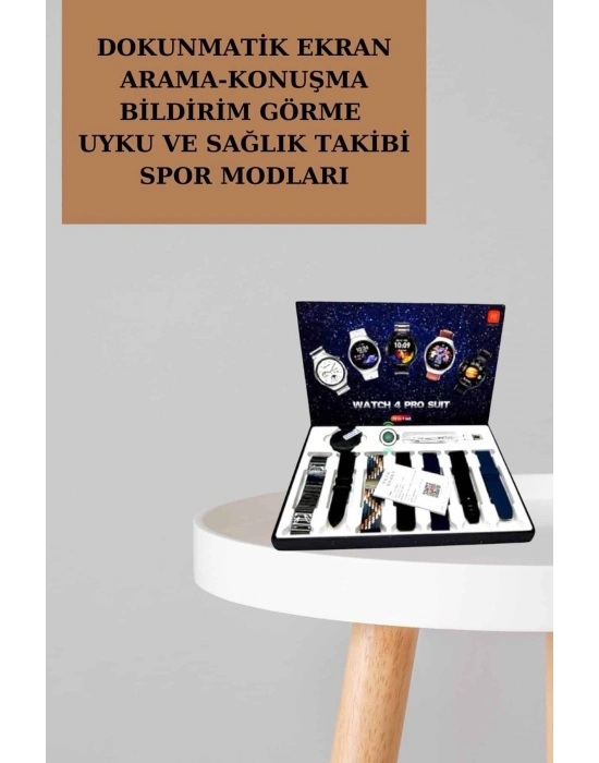 Powerbank Aynalı Bluetooth Kulaklık Ve Akıllı Saat Seti ANC Özelliği Dokunamatik