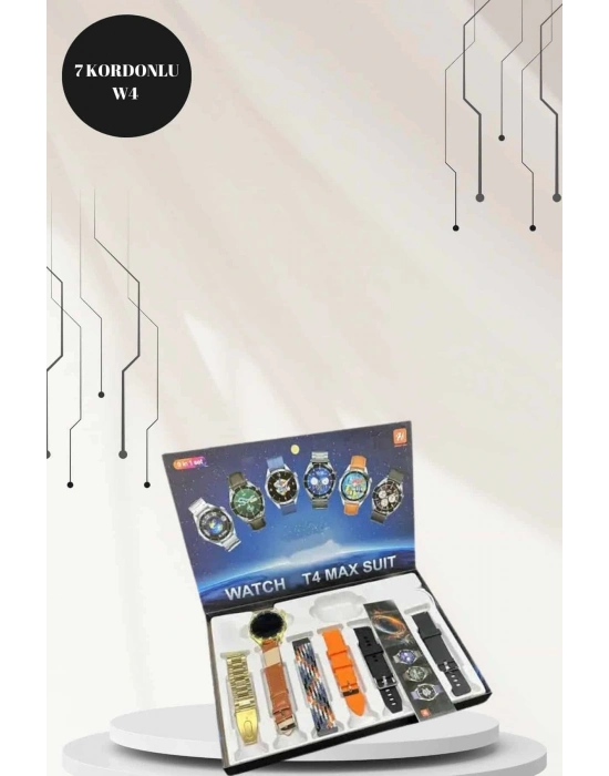 Powerbank Bluetooth Kulaklık Ve Akıllı Saat 7 Kordonlu Metal Kordon Plastik Kordon