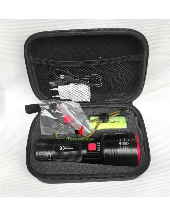 ® Powerdeks PD-9000 Profesyonel Avcı Feneri