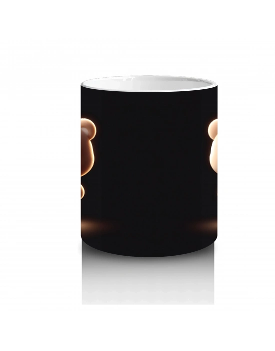 Poz Veren Sevimli Ayıcık Çifti – Baskılı Kahve Kupası