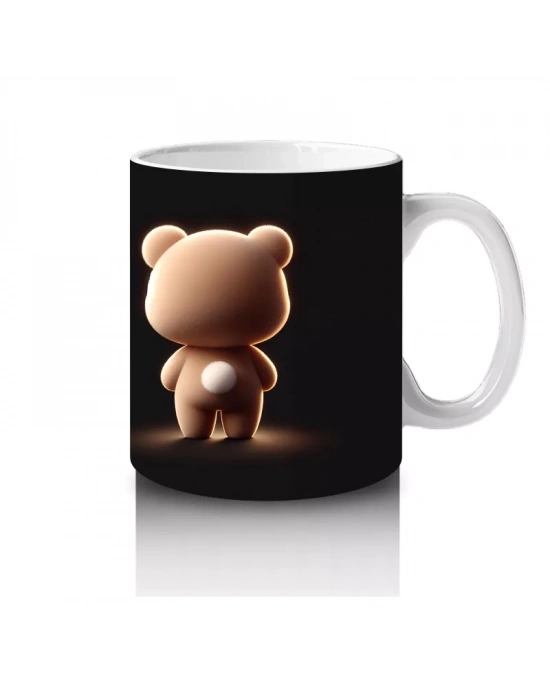 Poz Veren Sevimli Ayıcık Çifti – Baskılı Kahve Kupası